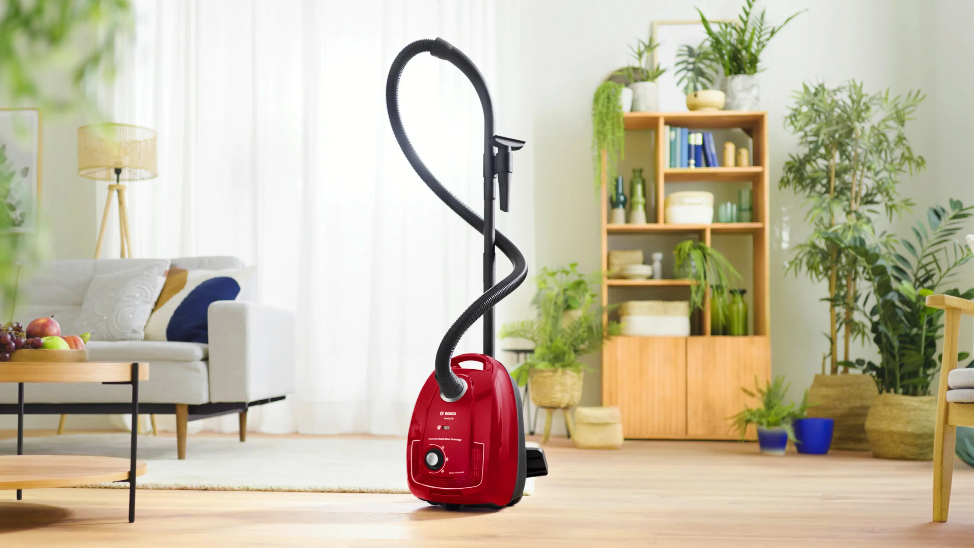 Serie 4 Stofzuiger met zak Rood