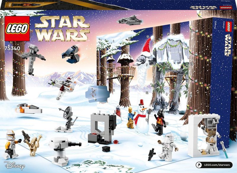 LEGO Star Wars - Adventkalender 2022 - Multicolor - Kunststof - 24 Deurtjes
