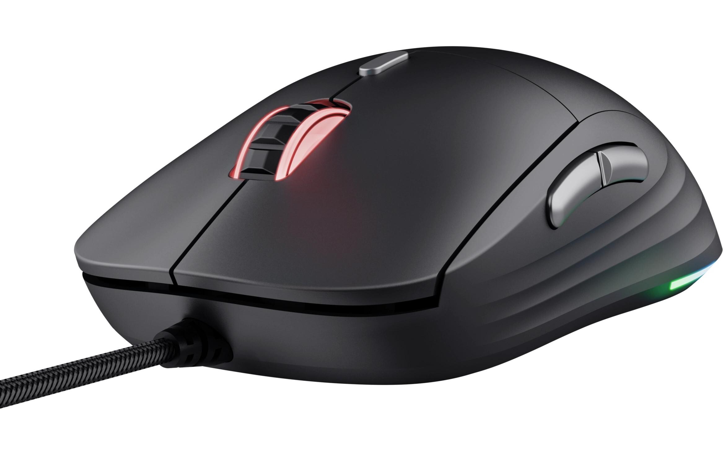 Gaming-Maus GXT 925 Redex IIFederleichte Gaming-Maus mit voll einstellbarer RGB-Beleuchtung