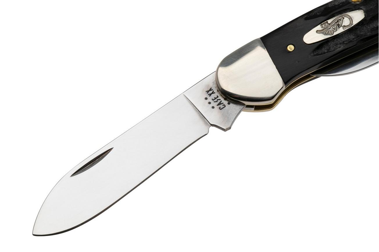 Case Canoe 65029 Jigged Buffalo Horn BH2131 SS zakmes