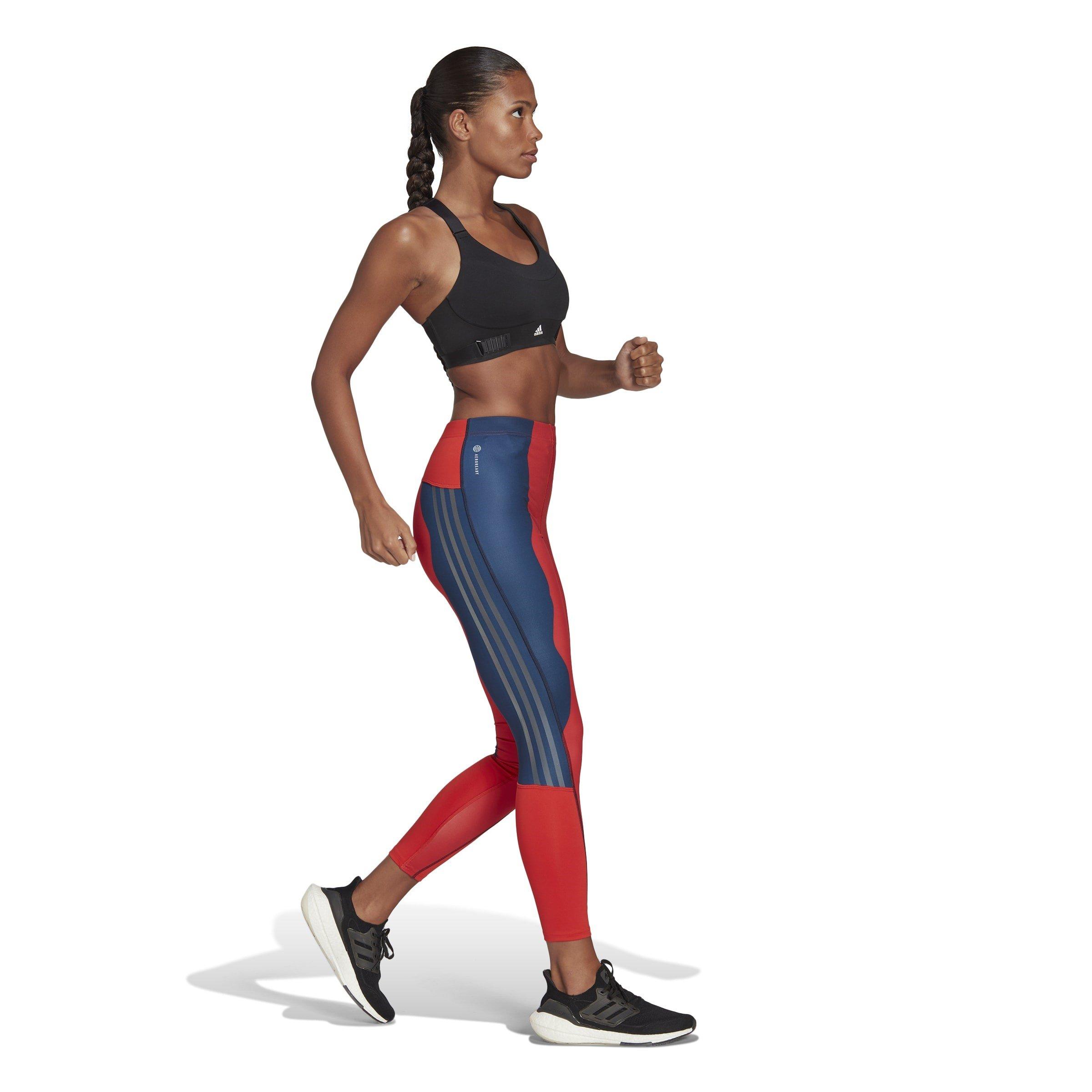 adidas Marimekko Run Icons 3 Stripes 7 8 Running Tights Womens