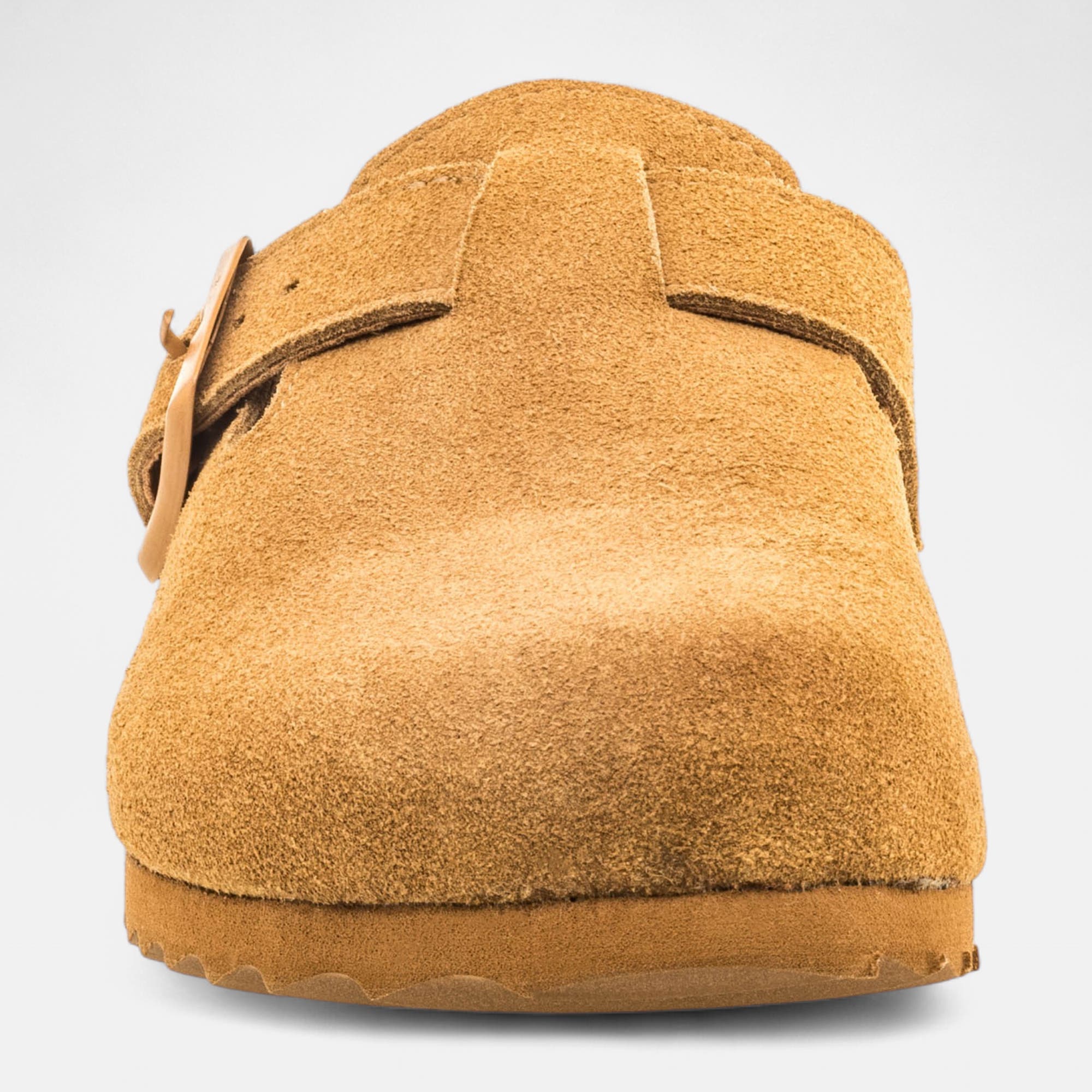 Sabots Fille en cuir camel