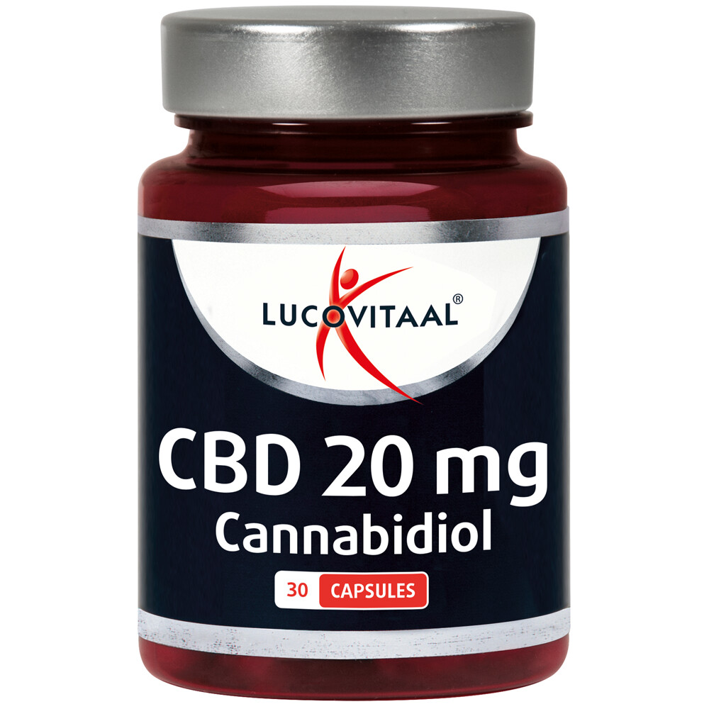 Lucovitaal CBD Cannabidiol 20 mg30 capsules