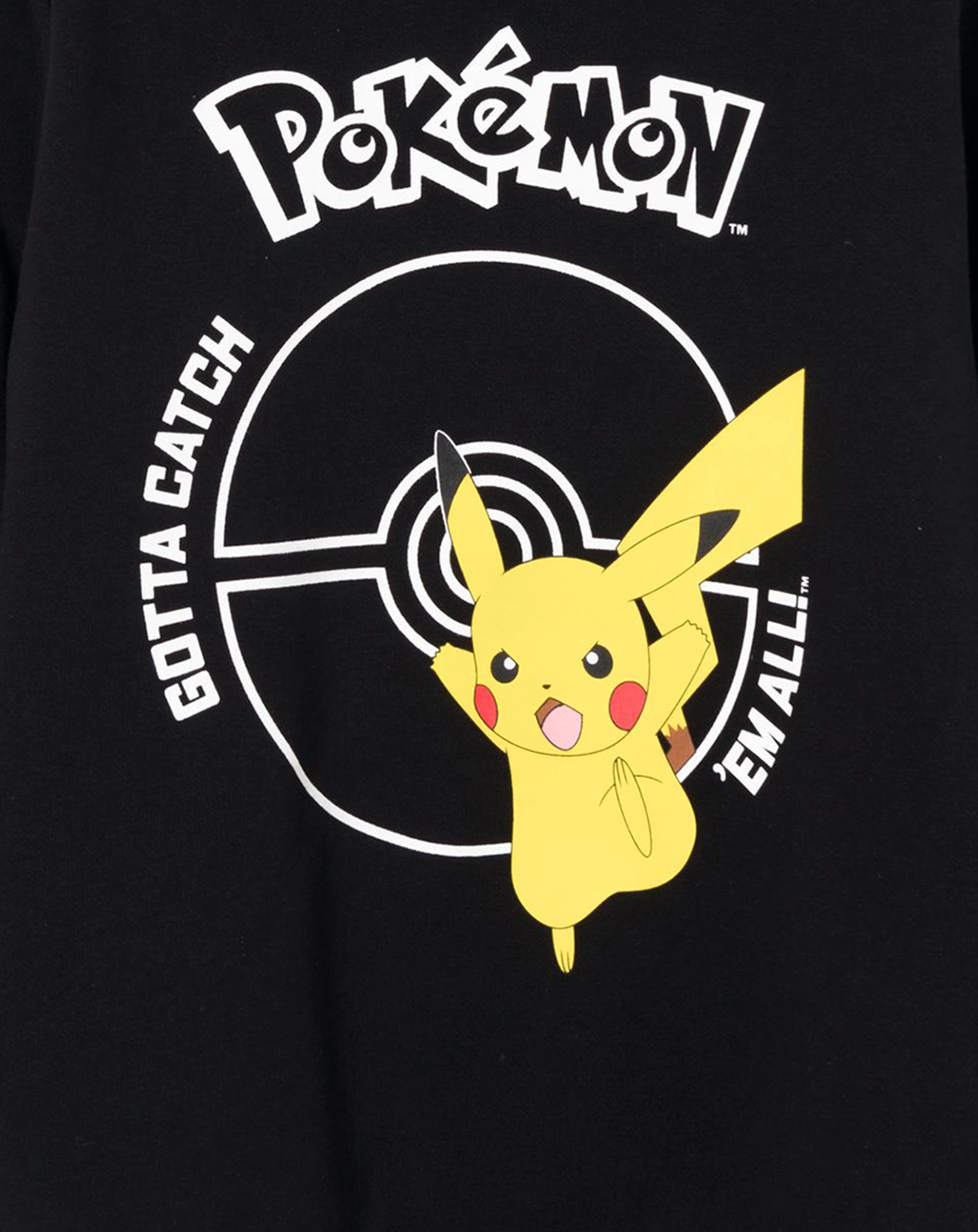 Kapuzen-Sweatshirt NKMNOSCAR POKEMON in schwarz