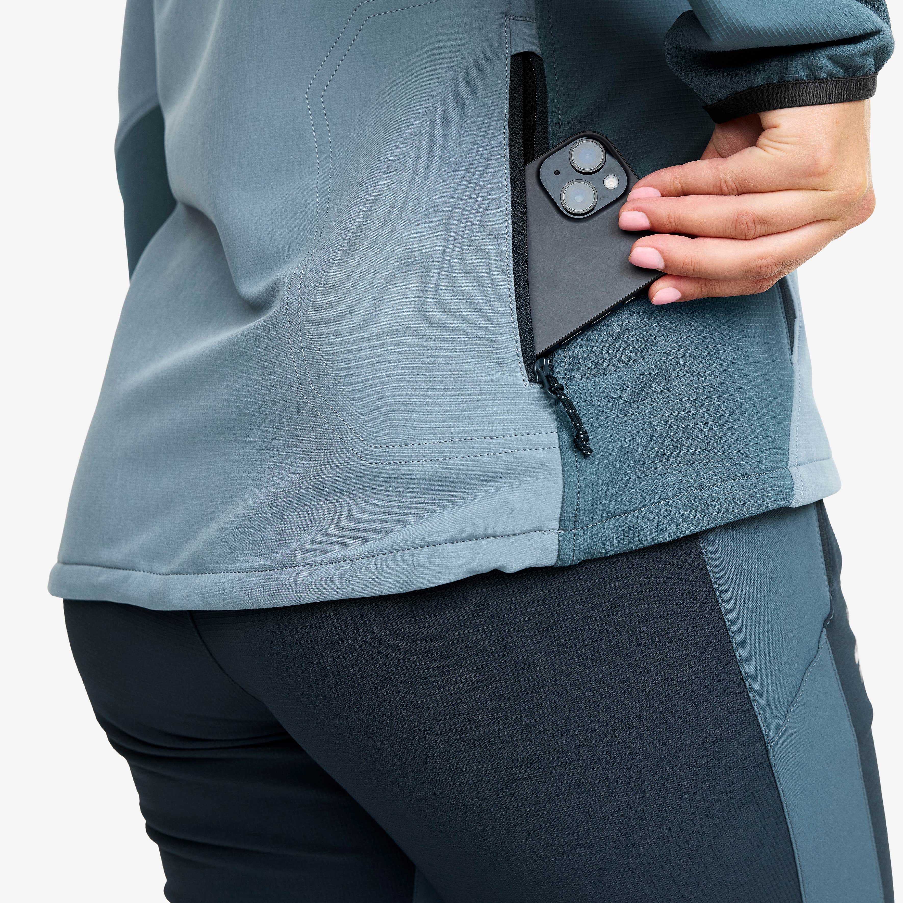 Ridge Trek Stretch Jacket Dame Orion Blue/Blue Mirage