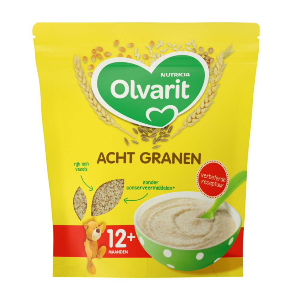 5x Olvarit Acht Granen 12+ Maanden200 gr