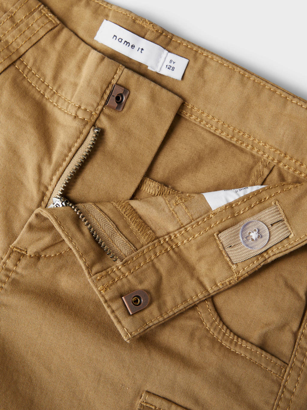 NAME IT regular fit cargo bermuda NKMRYAN bruin