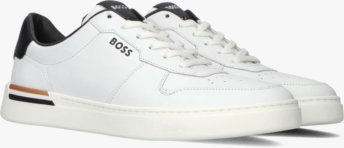 BOSS witte boss lage sneakers clint