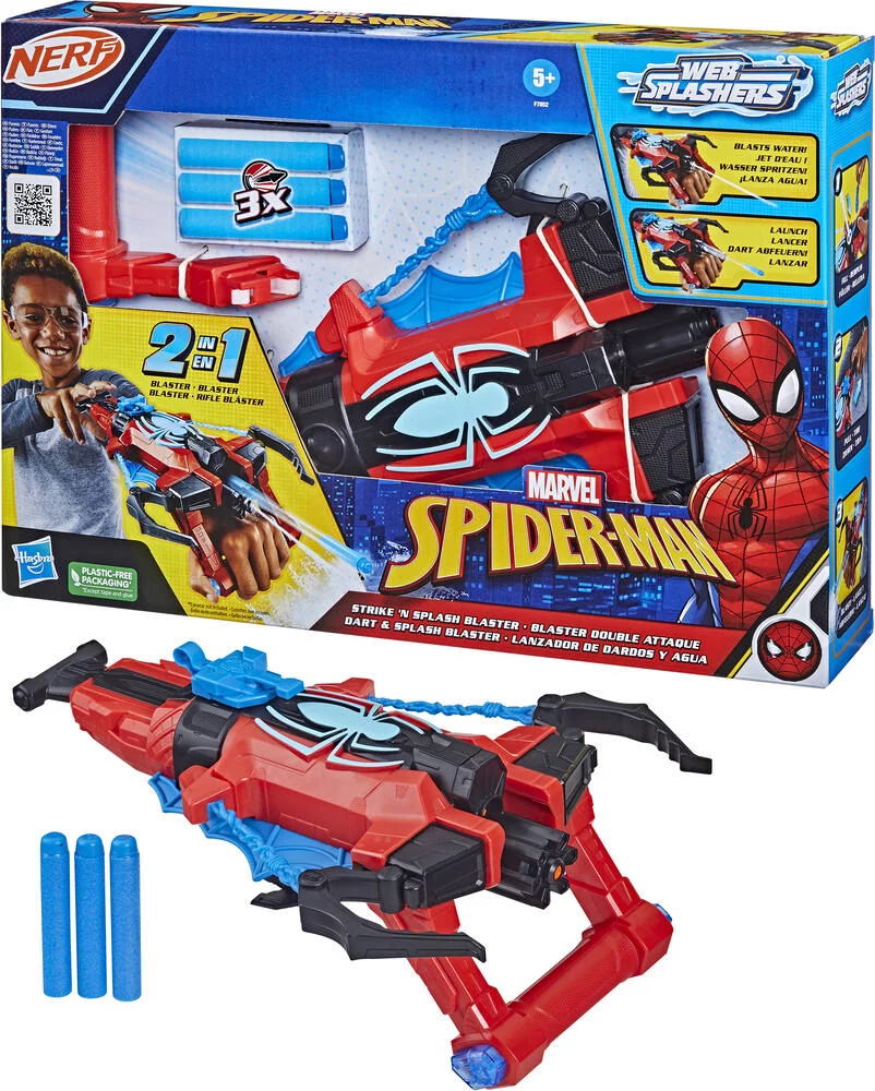 MARVEL - SPIDERMAN - LANCE PROJECTILE 2 EN 1