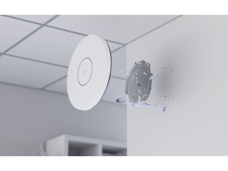 Ubiquiti Access Point Unifi U7 Pro XG Weiss An der Decke montierter 6-Stream WiFi 7 AP mit 10/5/2.5/1 GbE-Unterstützung