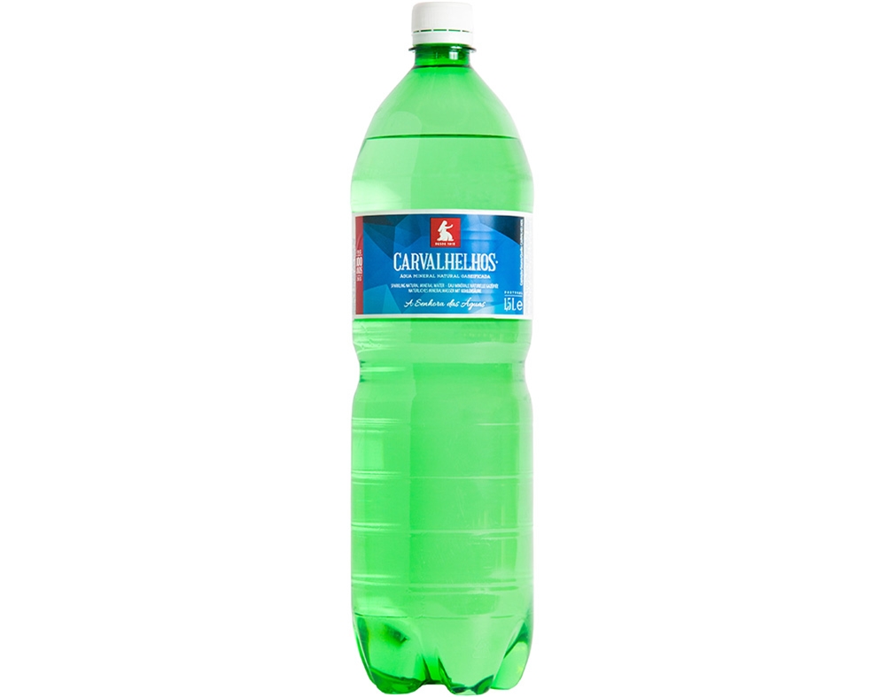 ÁGUA CARVALHELHOS COM GÁS 1.5L