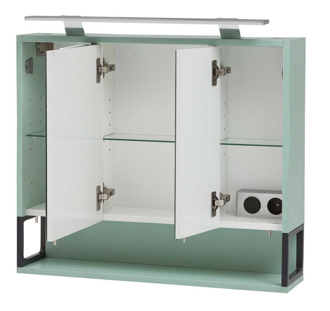 Spiegelschrank LIMONE 70 cm mintgrün