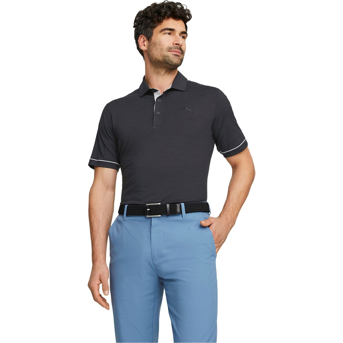Puma Cloudspun Haystack Golf Polo T-shirt Herre