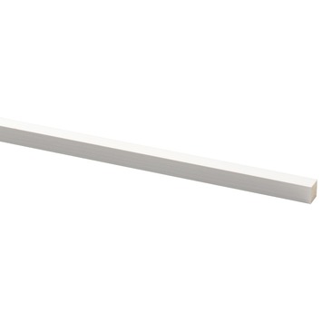 Lat geschaafd grenen wit gegrond 12x12 mm 270 cm