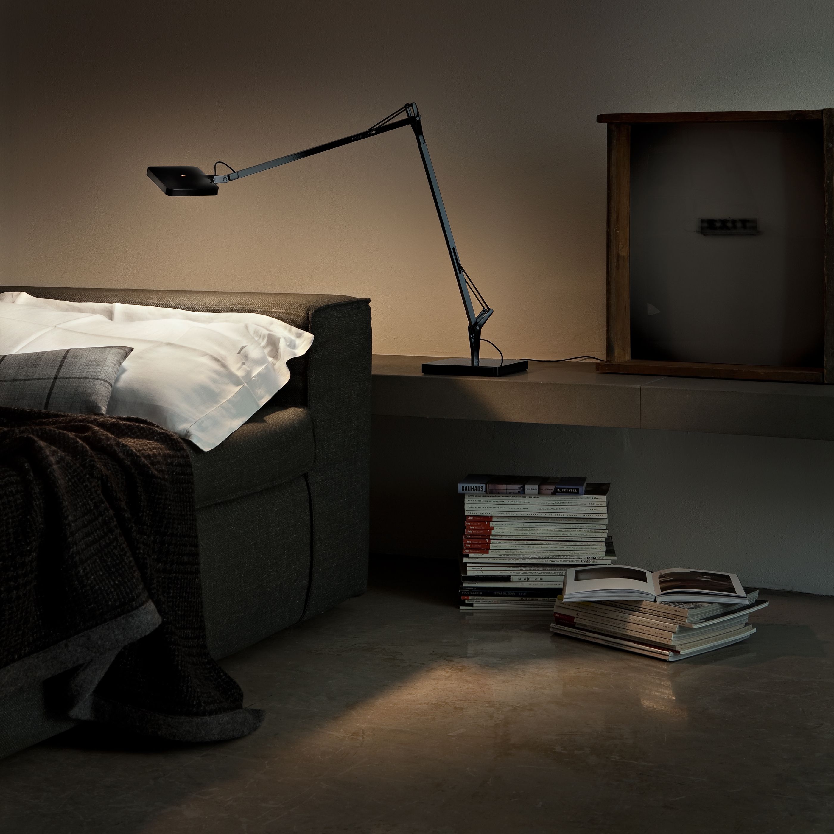 Kelvin bureaulamp LED grijs