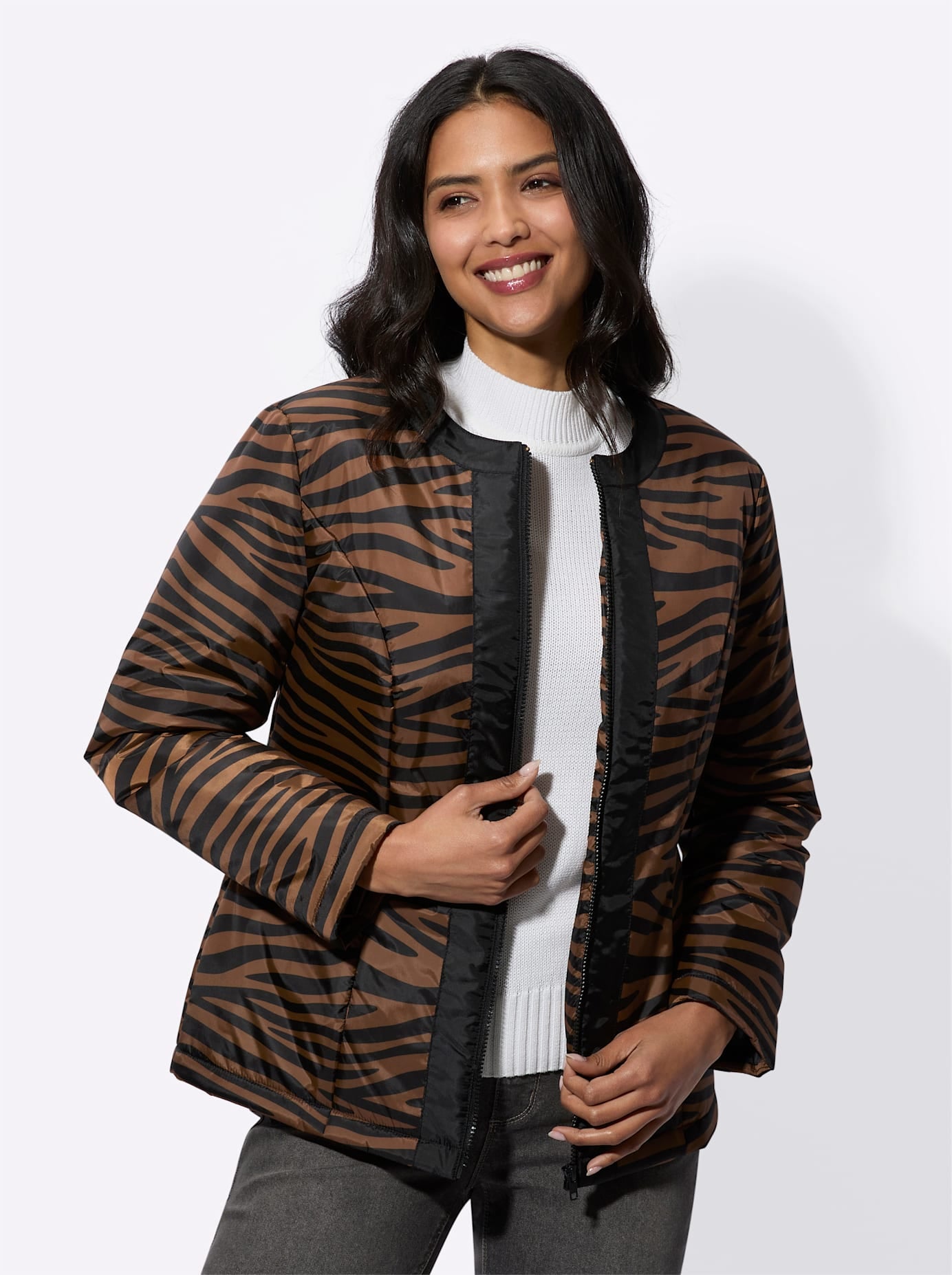 Classic Basics Langjacke ohne Kapuze