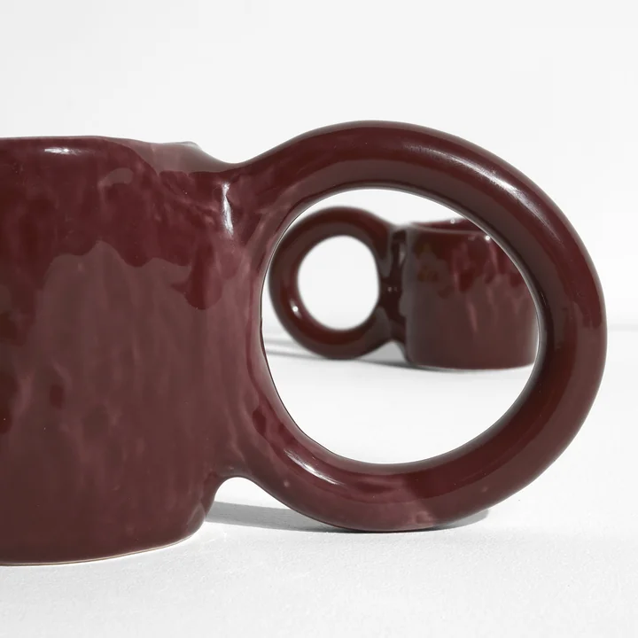 Petite Friture - Donut Espresso Becher, cherry (2er-Set)