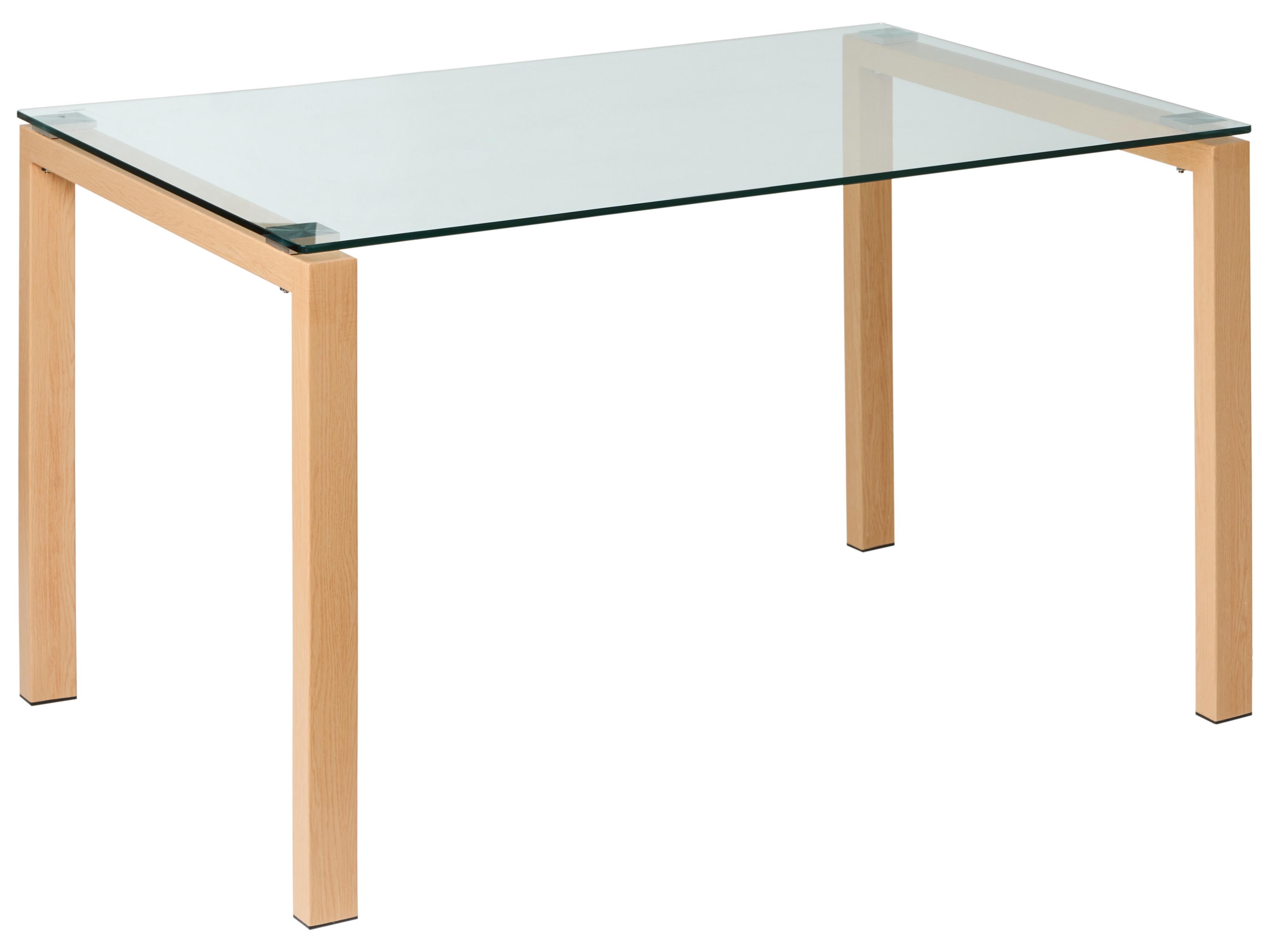 Eettafel TAVIRA Transparant 80 cm 130 cm