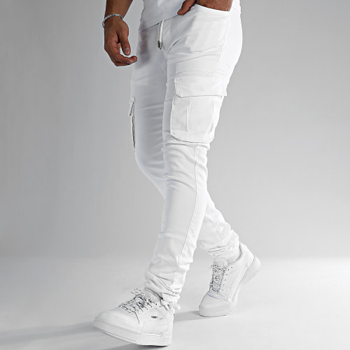 Pantalon Cargo 2547 Blanc