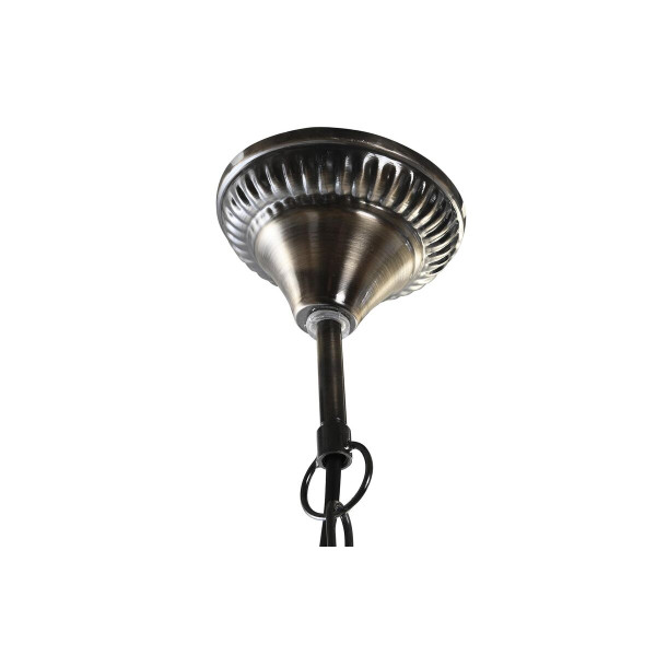 Suspension verre métal multicouleur 25 w (23 x 23 x 33 cm) (2 unités)