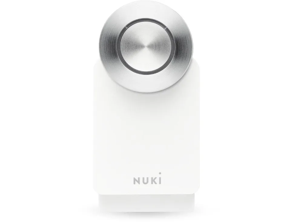 Nuki Smart Lock 3.0 Pro, Intelligent dørlås, Nøglefri, Hvid, Nikkel-Metalhydrid (NiMH), 60 mm, 60 mm