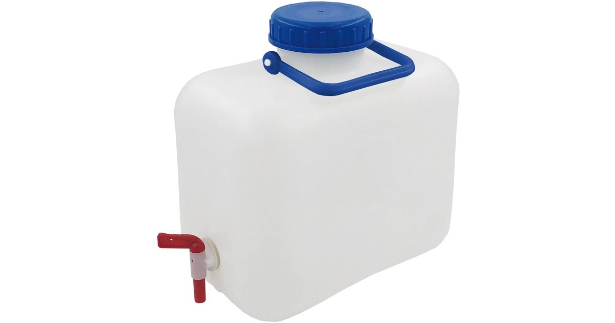 High PeakWatertank met handvat  (Transparant/blauw, 10 l)