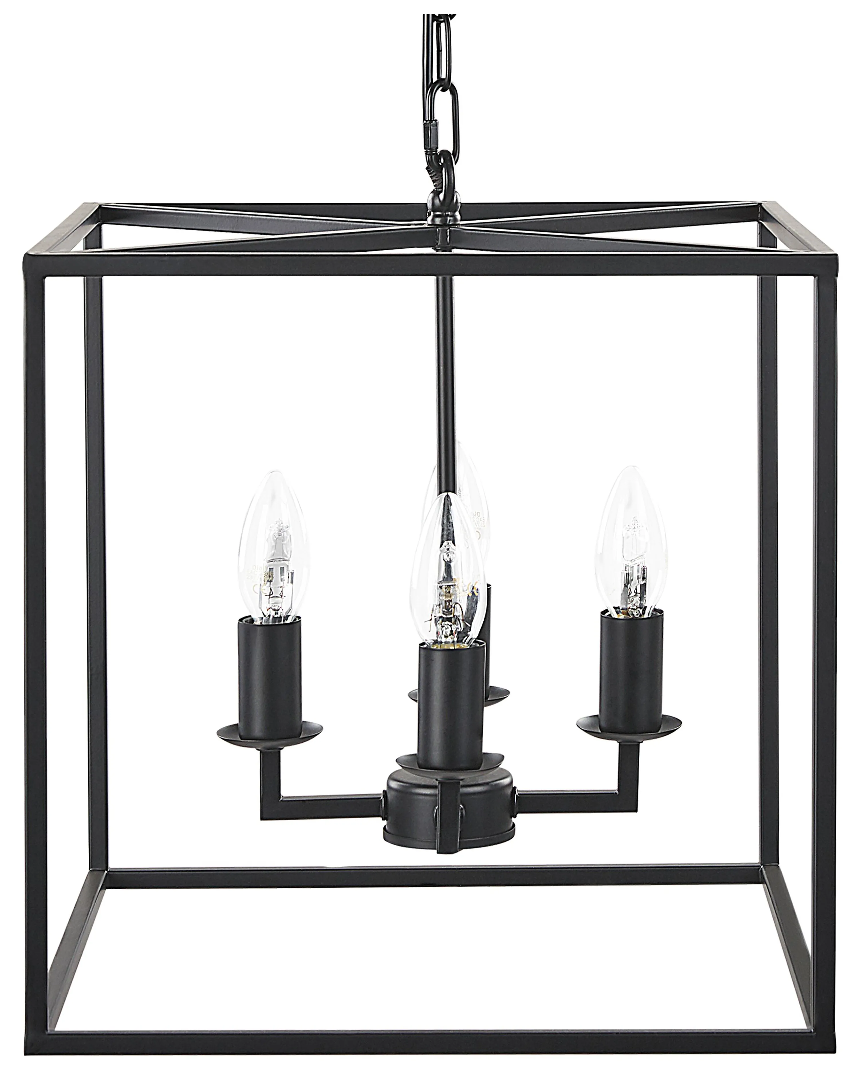 Plafondlamp WANCHET Metaal Zwart