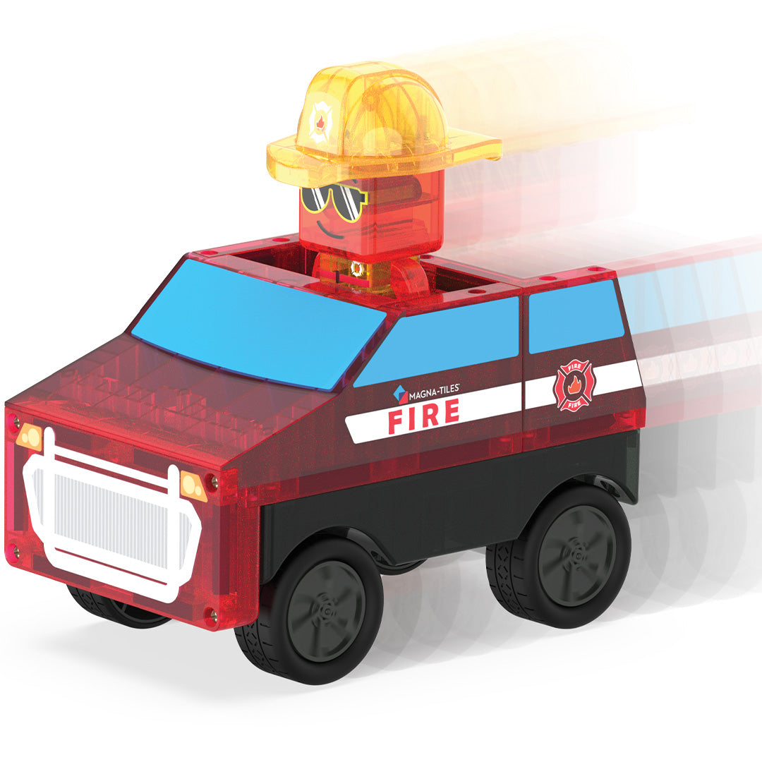 magna-tiles magnetische tegels fire rescue - 27st