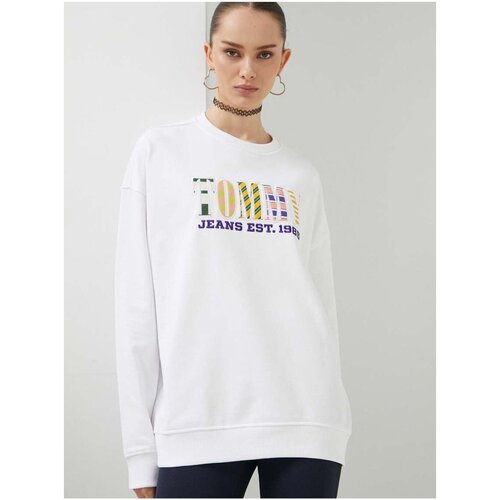 Tommy Jeans - DW0DW16246 - Mujer Blanco