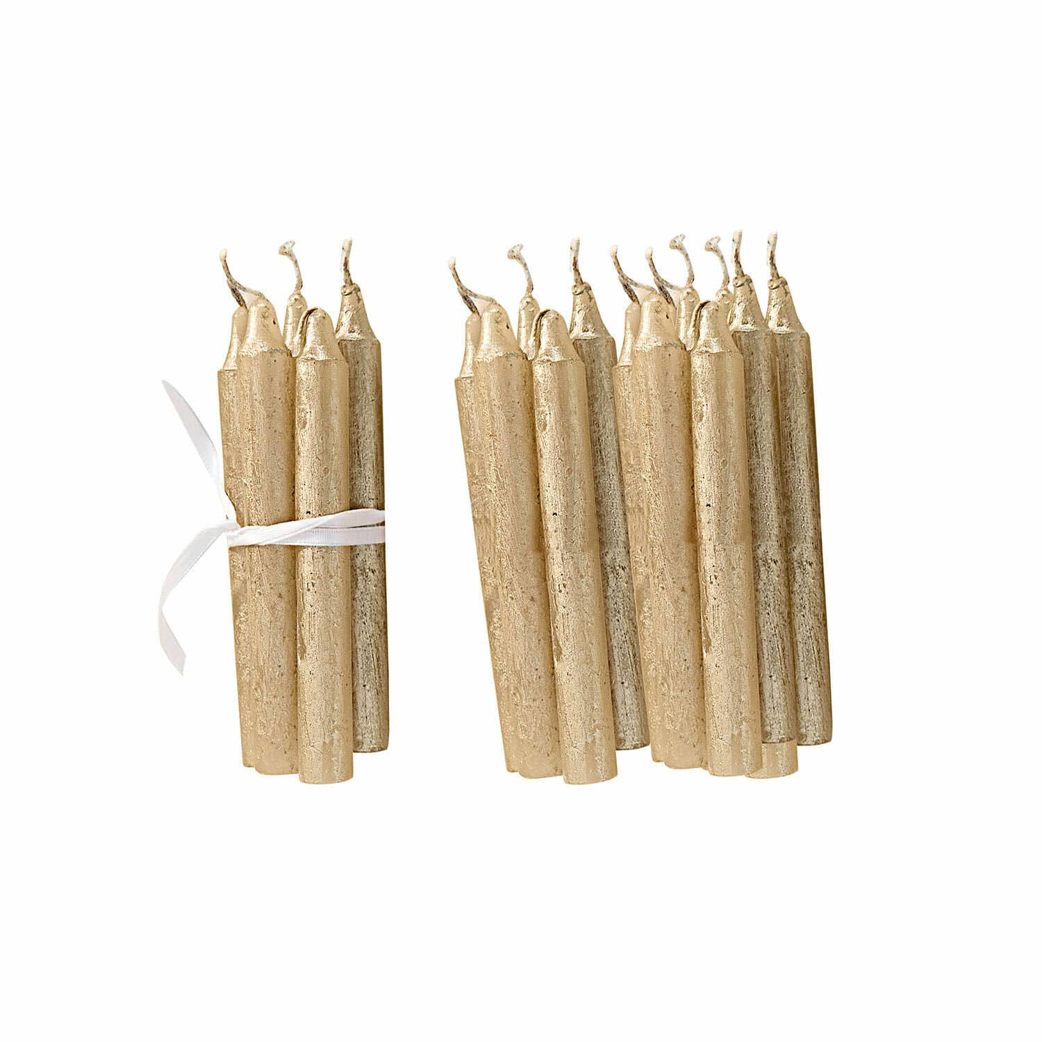 Kerze 20er Set Noufa gold