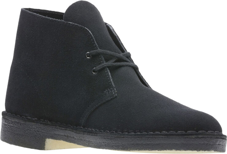 Clarks Originals Desert Boot Black Sde, G, 7 Black suede