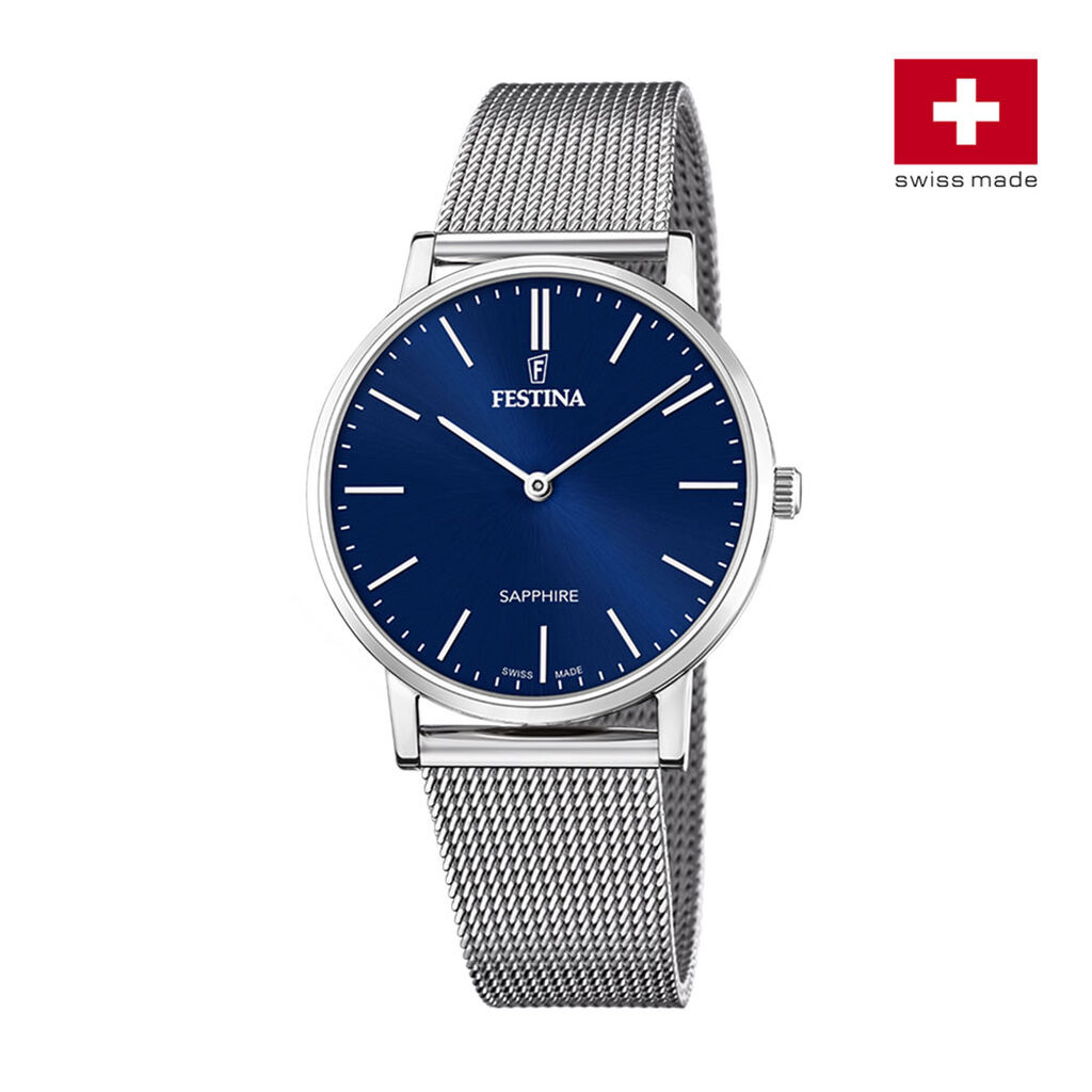Montre Festina Swiss Made Bleu London
