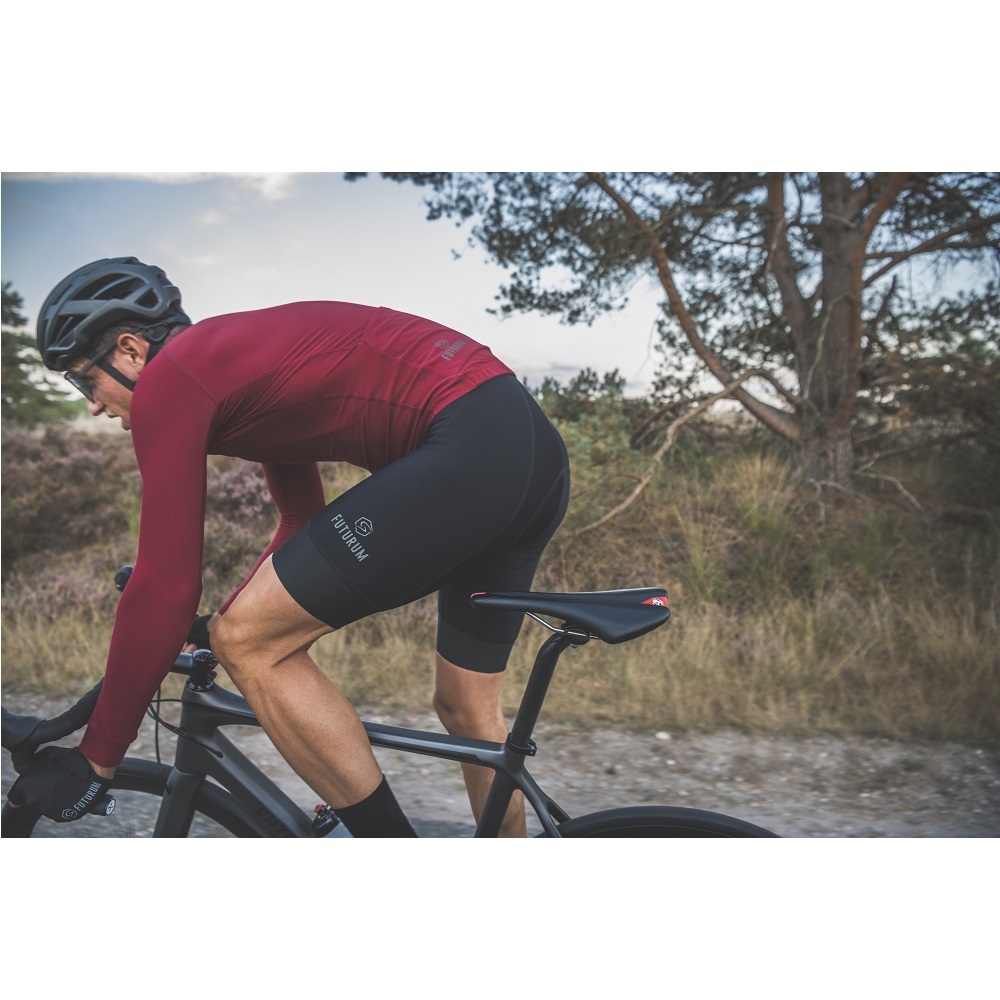 FUTURUM JORIS II Thermo Fietsbroek Kort Zwart Heren