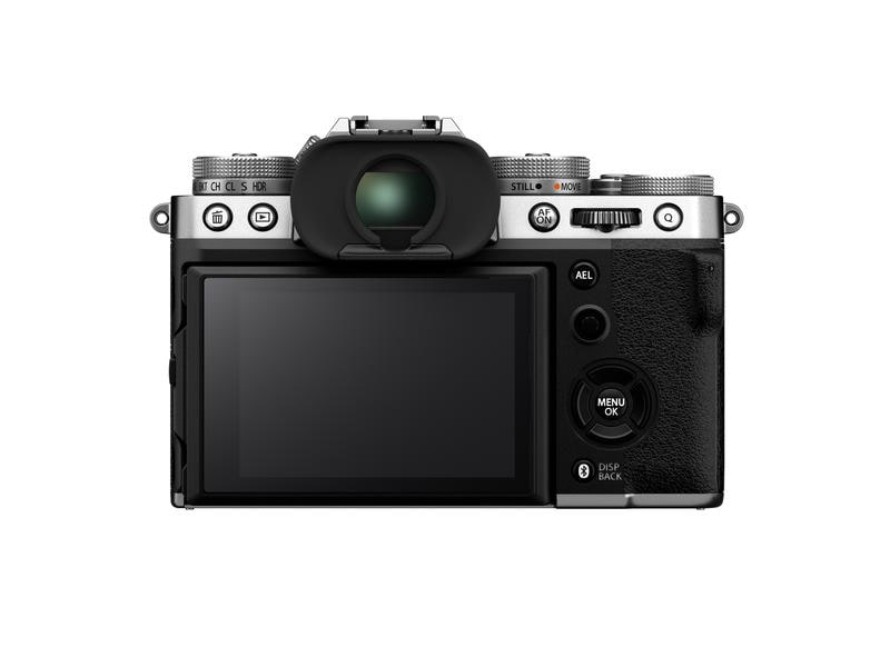 Fujifilm Fotokamera X-T5 Kit XF 16-50mm Silber Spiegellose Systemkamera mit 40.2 Megapixel-Sensor und integriertem Fünf-Achsen-Bildstabilisator inkl. Objektiv