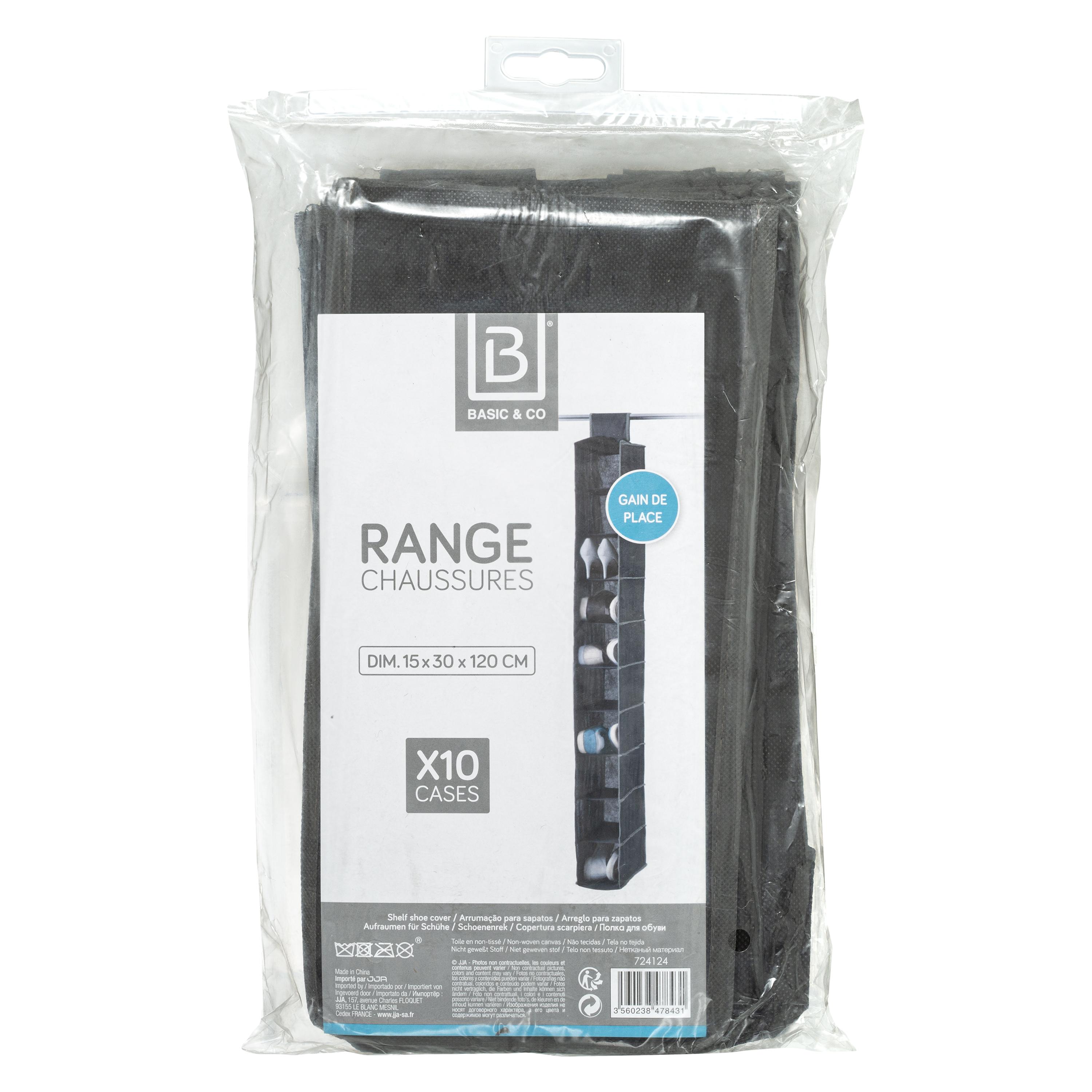RANGE CHAUSSURES 10 CASES A SUSPENDRE
