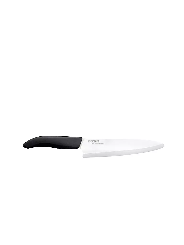 KYOCERA Kochmesser CHOWA 18cm Weiss/Schwarz weiss