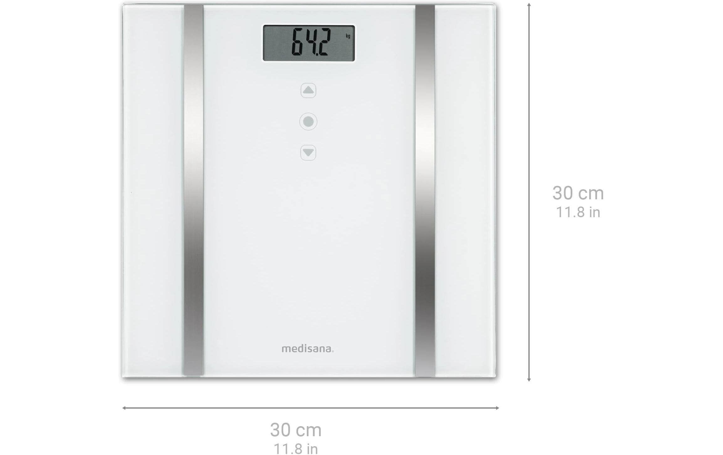 Personenwaage BS 483 WeissPersonenwaage mit Sensor-Touch, BMI und BMR