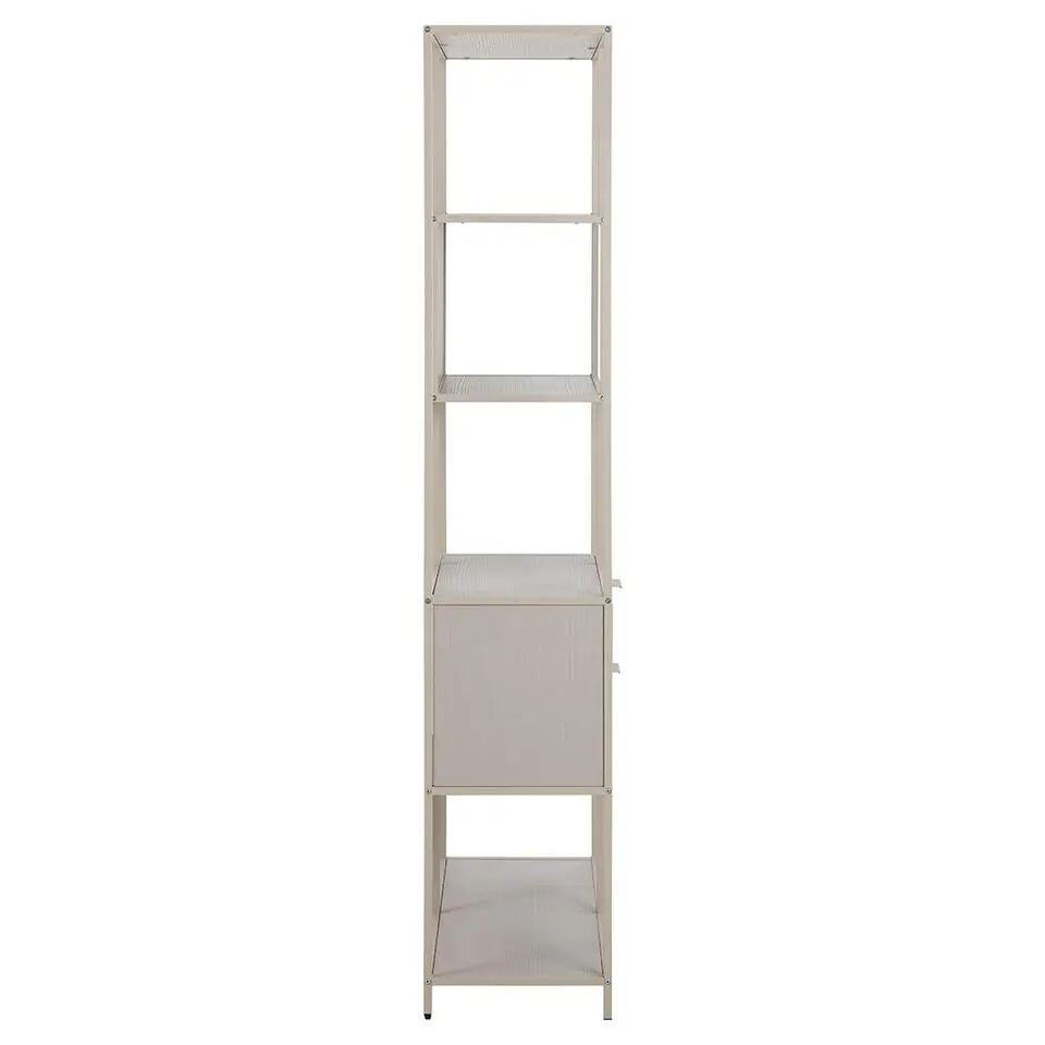 Hioshop Sea wandkast 2 lades 4 planken grijs