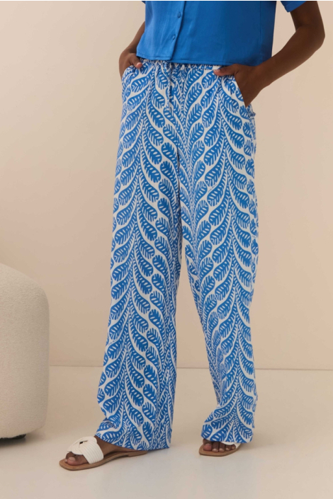 Lofty Manner blauwe dames broek