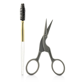 Tweezerman Tesoure & Pincel Para Sobrancelha Stainless Steel Brow (Coleção Studio)