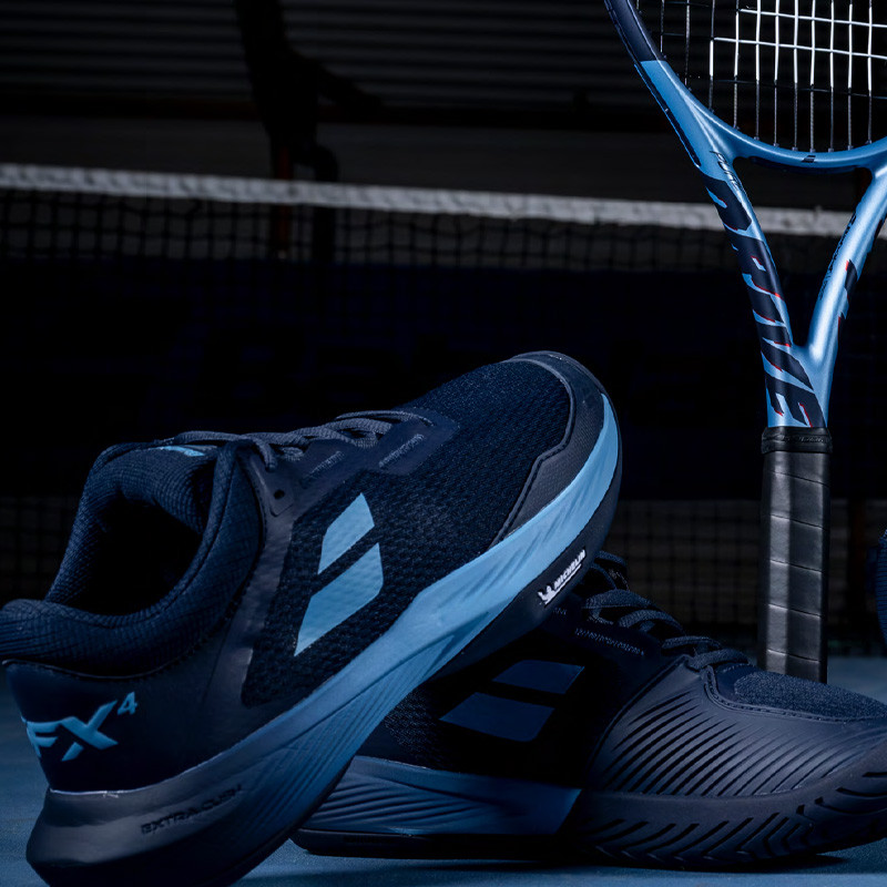 Babolat SFX 4 All Court bleu marine - Chaussure de tennis large et confortable