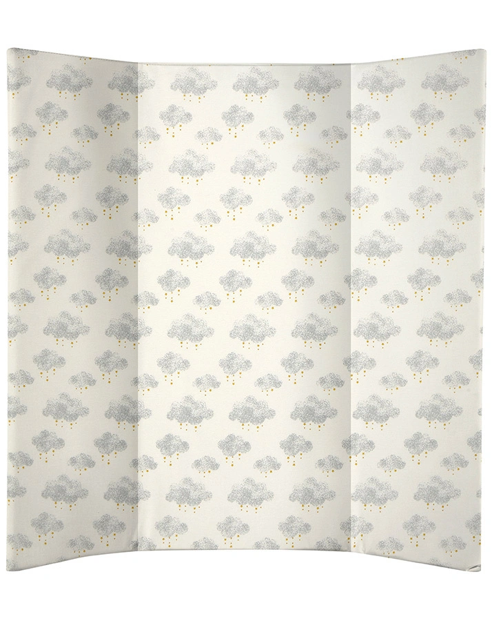 Wickelauflage WIKO 2-Seiten-Keil (68x60) – STAR RAIN in weiß