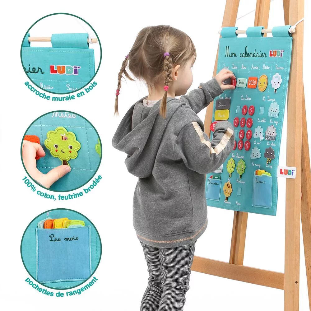 CALENDRIER BASIC BLEU
