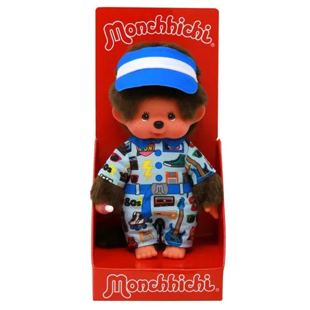 Sekiguchi Monchhichi Junge 80er Jahre Outfit, 20 cm