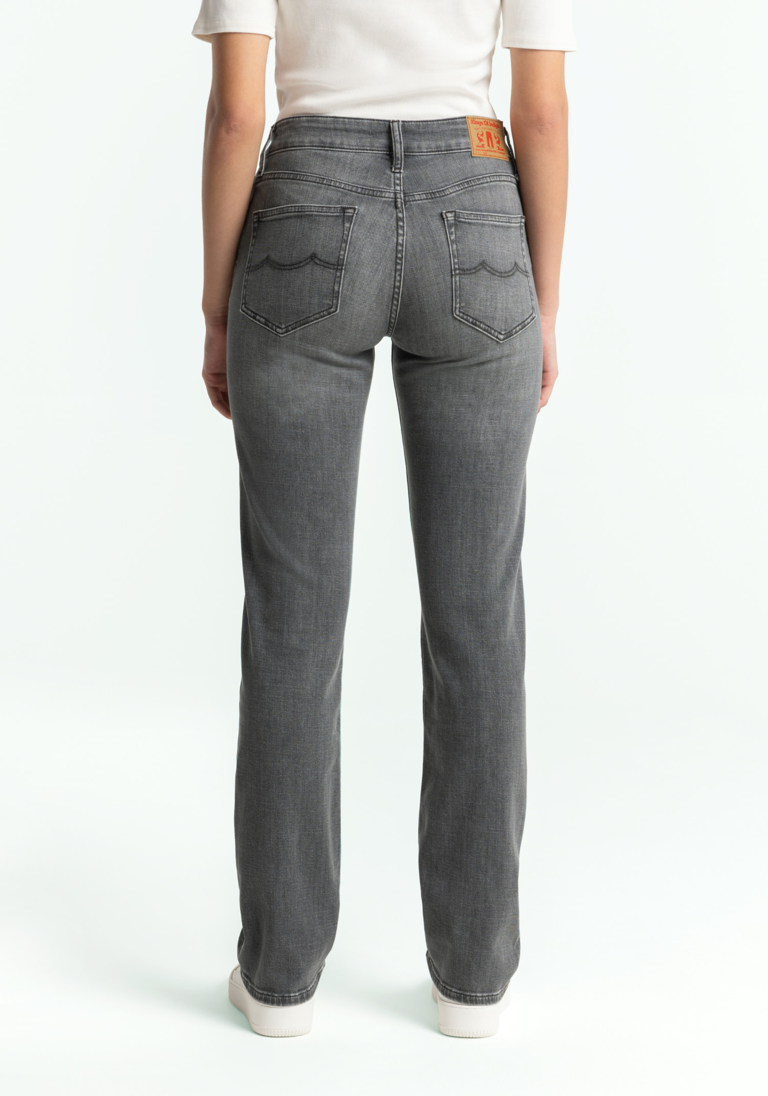 Kings Of Indigo Jeans Emiko Sophia Light Grey
