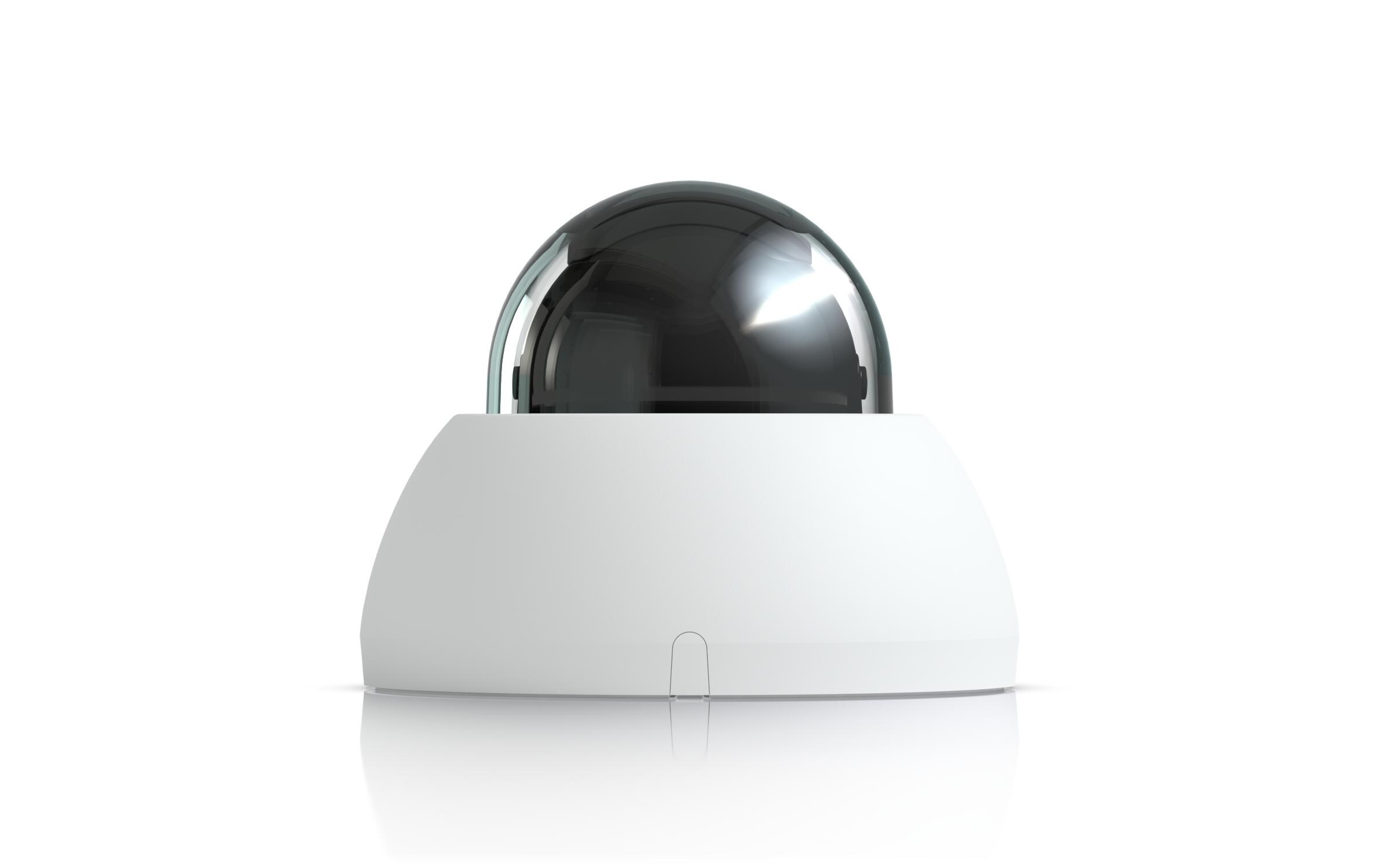 Netzwerkkamera UniFi AI Dome Weiss<br>Allwetter-feste, vandalismusgeschützte 4K PoE Dome-Kamera mit erweiterten KI-Fähigkeiten und Langstrecken-IR-Nachtsicht