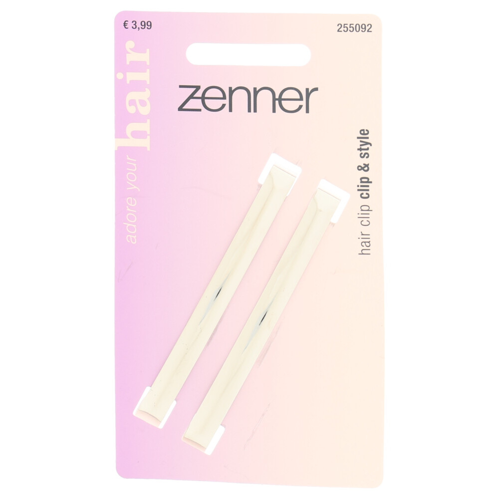 Zenner Klemspelden Zilver2 stuks