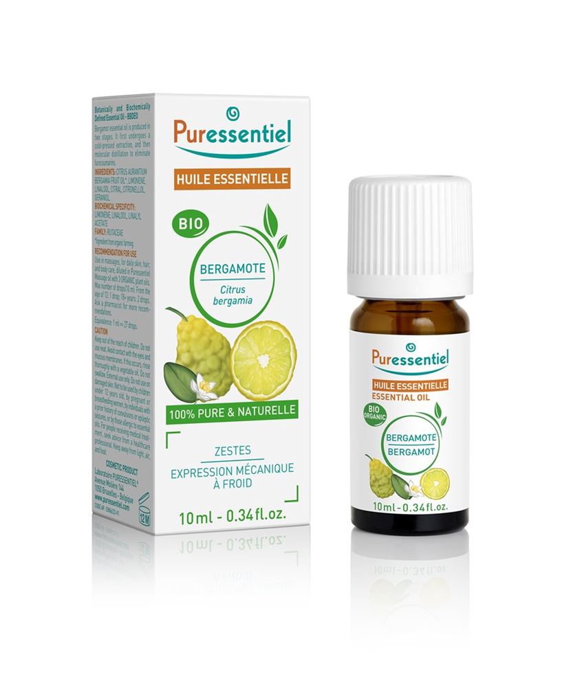 Puressentiel Bergamotte<br>10 ml, Flasche, Ätherisches Öl, Bio