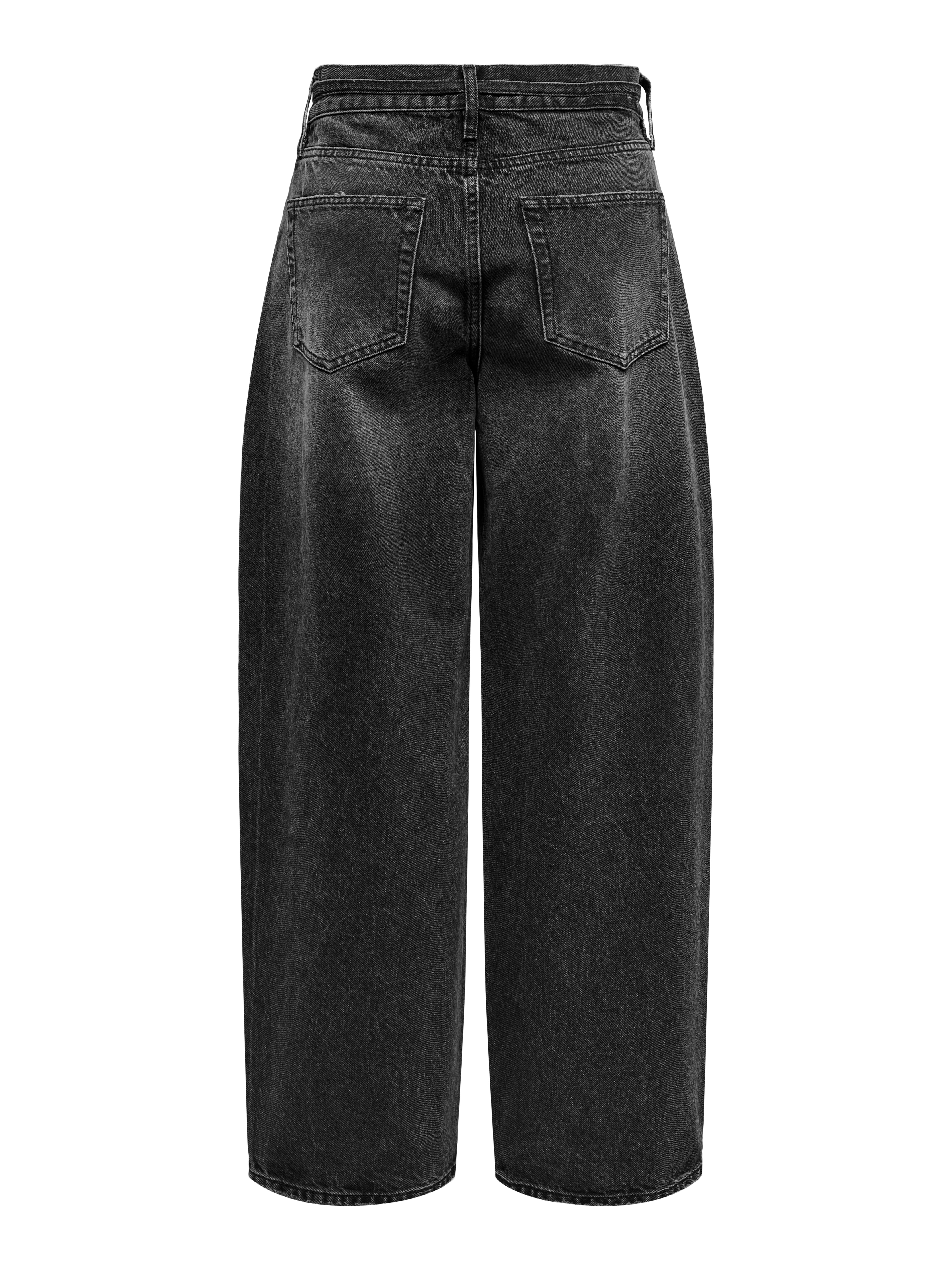 ONLGIANNA Mittlere Taille Ballon Schnitt Jeans Washed Black