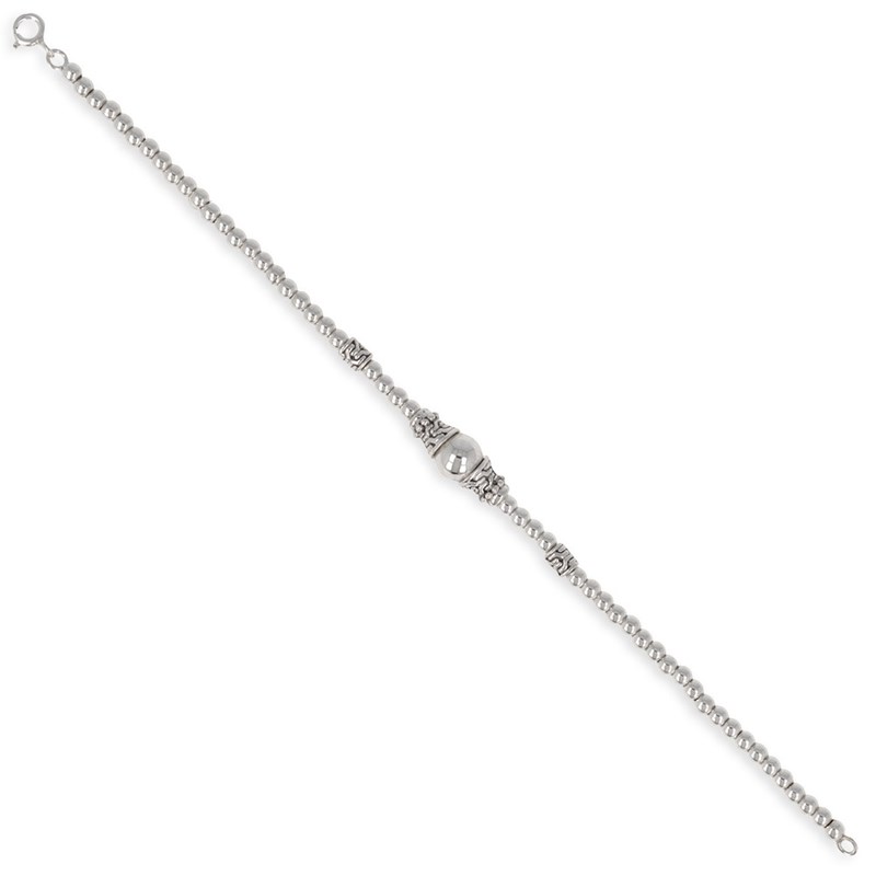 Bracelet ADEN boule argent 925 style ethnique